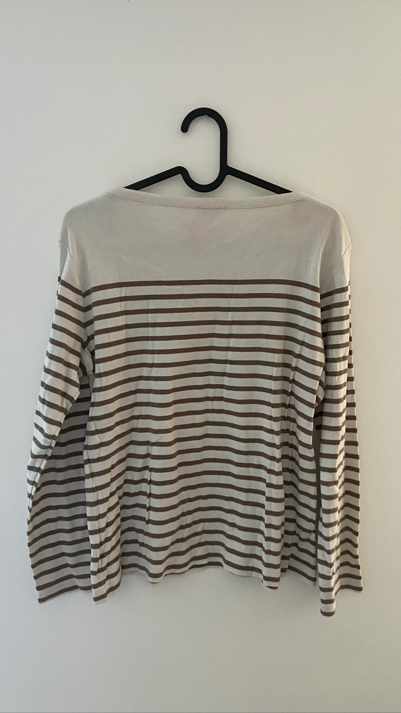 Blusa marinera blanca y marrón Talla L – photo 6